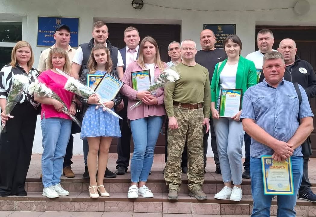 Подяка голови РВА для фельдшера екстреної медичної допомоги Катерини Обурі
