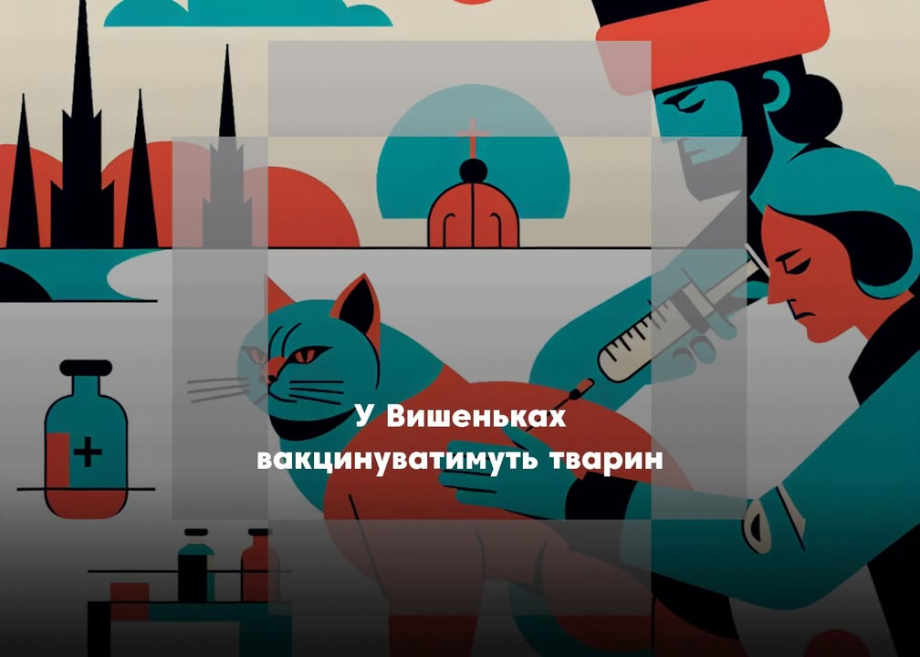 У селі Вишеньки проведуть безкоштовну вакцинацію собак та котів проти сказу